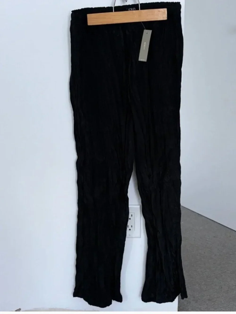 NWT JCrew Soleil Crinkle Pants
